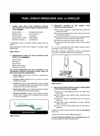 DUS Akademi Soru ( 4.Baskı ) Ağız Cerrahisi