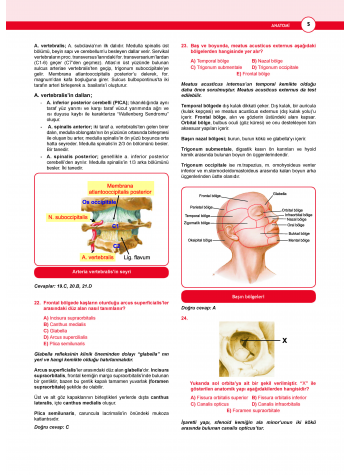 DUS Akademi Soru ( 4.Baskı ) Anatomi