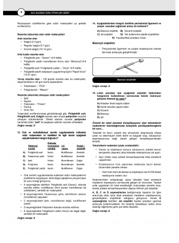 Dusdatamax Ağız Cerrahisi Soruları ( 5.Baskı )