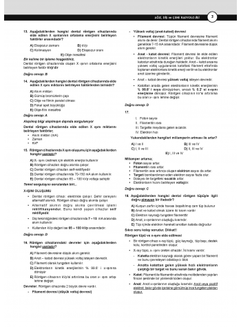 Dusdatamax Ağız Radyolojisi Soruları ( 5.Baskı )