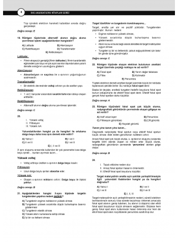 Dusdatamax Ağız Radyolojisi Soruları ( 5.Baskı )