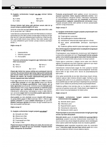 Dusdatamax Endodonti Soruları ( 5.Baskı )