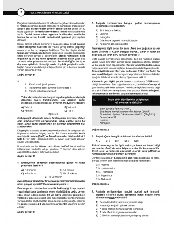 Dusdatamax Endodonti Soruları ( 5.Baskı )