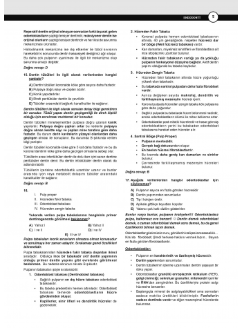 Dusdatamax Endodonti Soruları ( 5.Baskı )