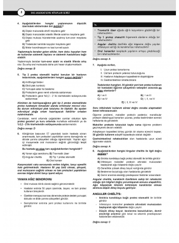 Dusdatamax Protetik Diş Soruları ( 5.Baskı )