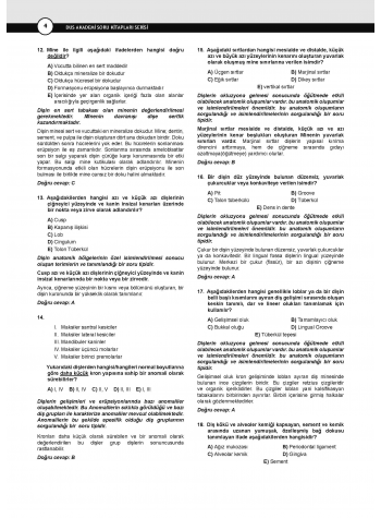 Dusdatamax Restoratif Diş Soruları ( 5.Baskı )