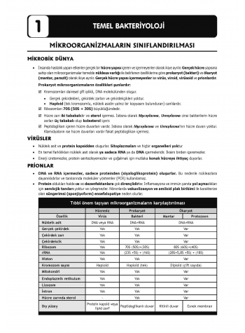 TUS Kampı Kitabı ( Hedef 65 ) Mikrobiyoloji