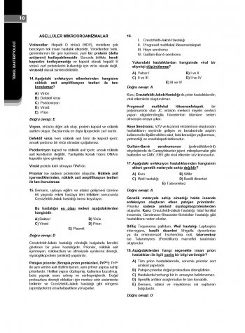 Klinisyen Soruları Mikrobiyoloji ( 15.Baskı )