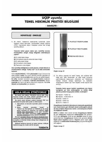 Klinisyen Soruları Dahiliye ( 20.Baskı ) 1.2.Cilt