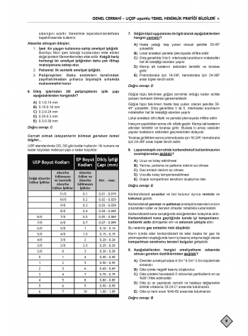 Klinisyen Soruları Genel Cerrahi ( 16.Baskı )