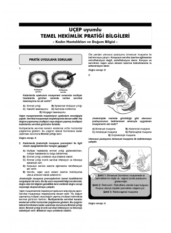 Klinisyen Soruları Kadın Doğum ( 18.Baskı )