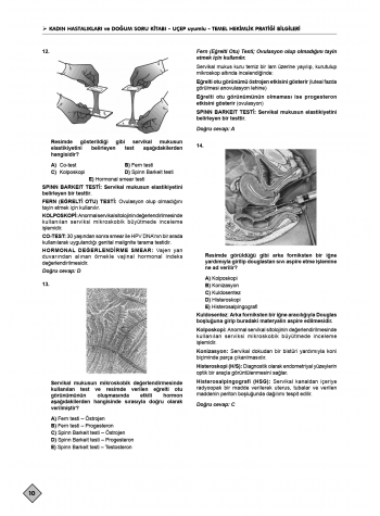 Klinisyen Soruları Kadın Doğum ( 18.Baskı )