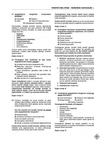 Klinisyen Soruları Pediatri ( 21.Baskı ) 1.2.Cilt