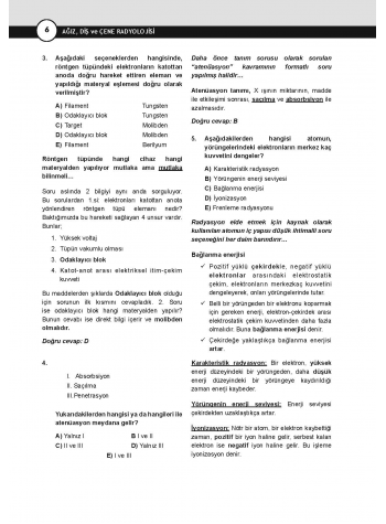 DUS Miadent Soruları ( 7.Baskı ) Ağız Radyolojisi