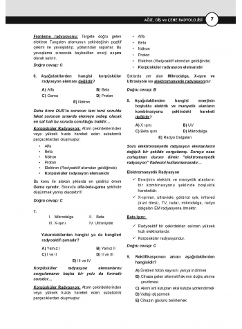 DUS Miadent Soruları ( 7.Baskı ) Ağız Radyolojisi