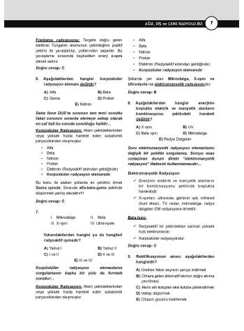 DUS Miadent Soruları ( 8.Baskı ) Ağız Radyolojisi