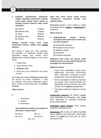 DUS Miadent Soruları ( 8.Baskı ) Ağız Radyolojisi