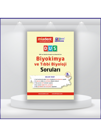 DUS Miadent Soruları ( 8.Baskı ) Biyokimya