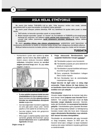 DUS Miadent Soruları ( 8.Baskı ) Endodonti