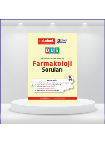 DUS Miadent Soruları ( 8.Baskı ) Farmakoloji