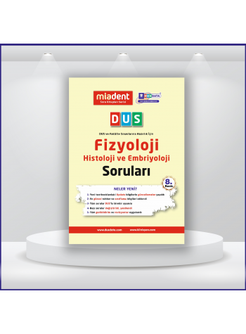 DUS Miadent Soruları ( 8.Baskı ) Fizyoloji