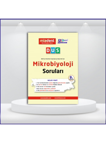 DUS Miadent Soruları ( 8.Baskı ) Mikrobiyoloji