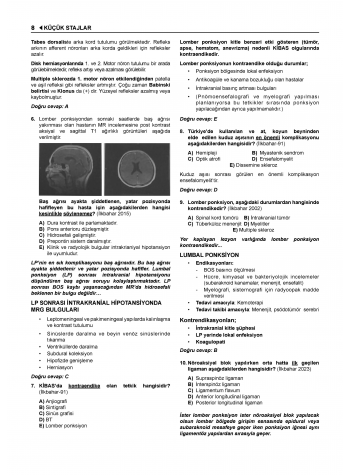 Prospektus Tüm Tus Soru ( 9.Baskı ) Küçük Stajlar