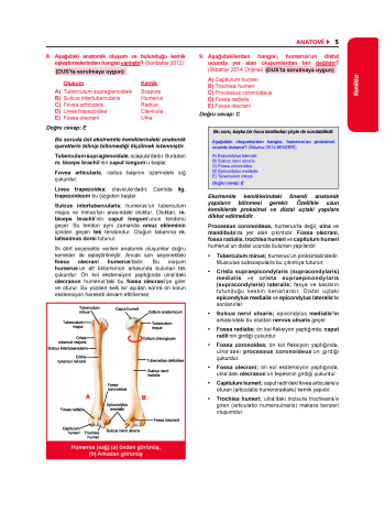 Tüm Tus Soruları ( 33.Baskı ) Anatomi