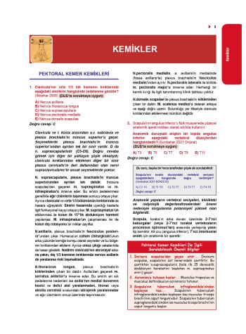 Tüm Tus Soruları ( 34.Baskı ) Anatomi