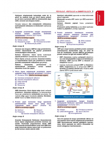 Tüm Tus Soruları ( 34.Baskı ) Fizyoloji