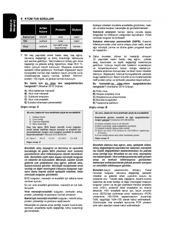 Tüm Tus Soruları ( 34.Baskı ) Küçük Stajlar