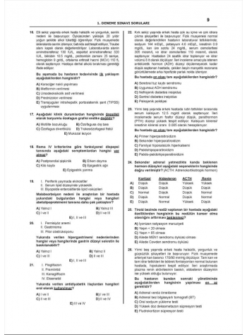 Ydus Açıklamalı Dahiliye 20 Deneme Kitabı / 2.Baskı