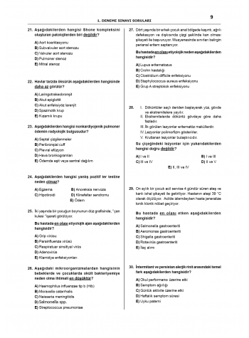 Ydus Açıklamalı Pediatri 20 Deneme Kitabı /2.Baskı