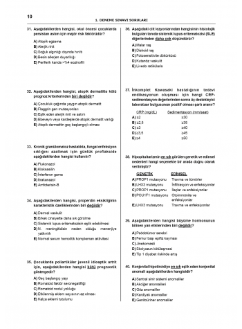 Ydus Açıklamalı Pediatri 20 Deneme Kitabı /2.Baskı