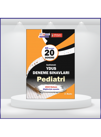 Ydus Açıklamalı Pediatri 20 Deneme Kitabı /2.Baskı