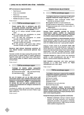 Ydus Çıkmış Soruları Pediatri SPİRALLİ - 9. Baskı